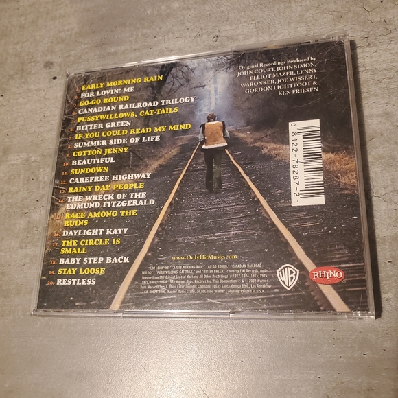 Gordon Lightfoot/greatest Hits/music Cd - Picture 2 of 6